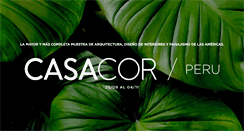 Desktop Screenshot of casacorperu.com